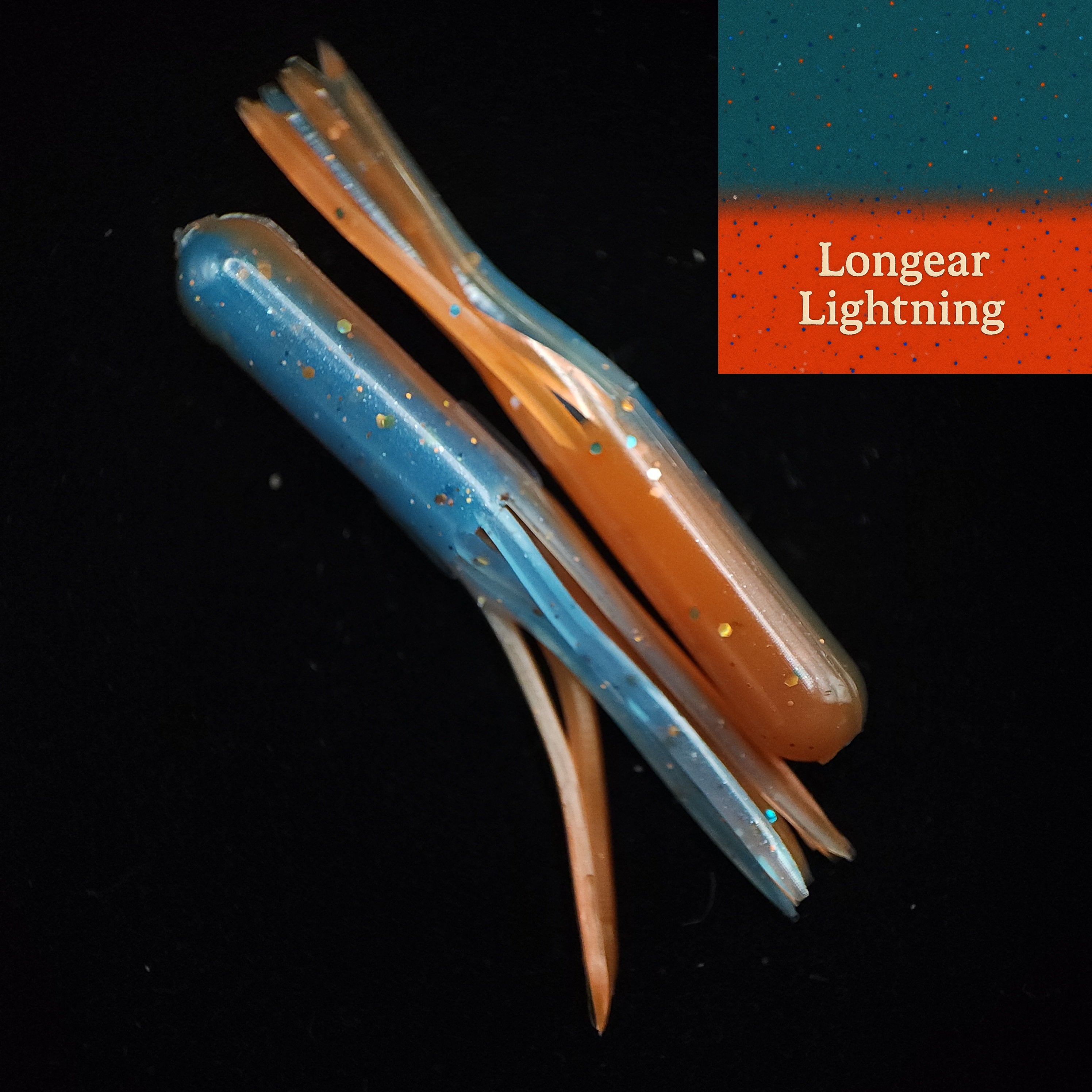 Frasco de microtubo hueco de 4,6 cm "El Gusano Colgante Whisker-Doodle"