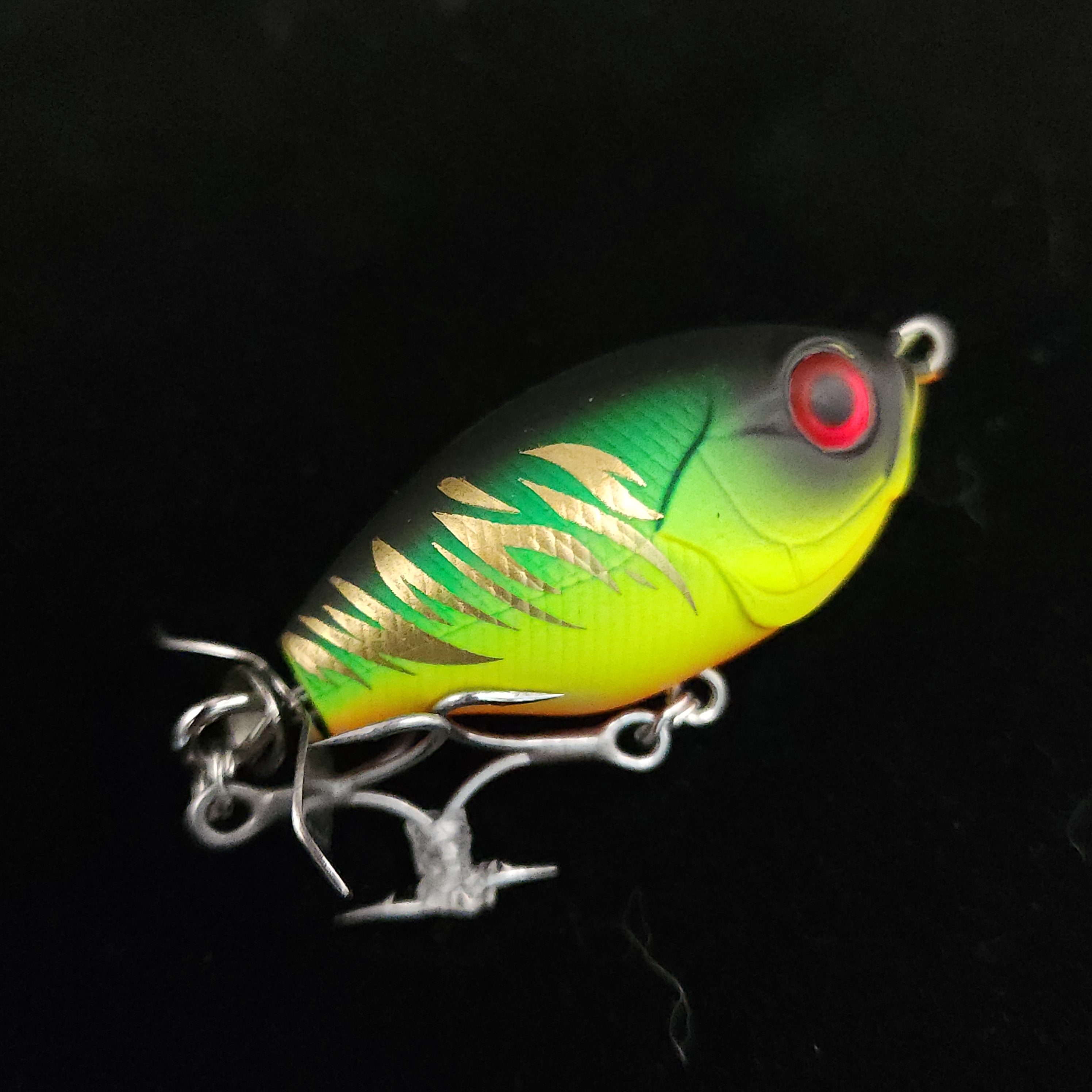 1.4" Floating Micro Prop Bait "Hillbilly Plop"