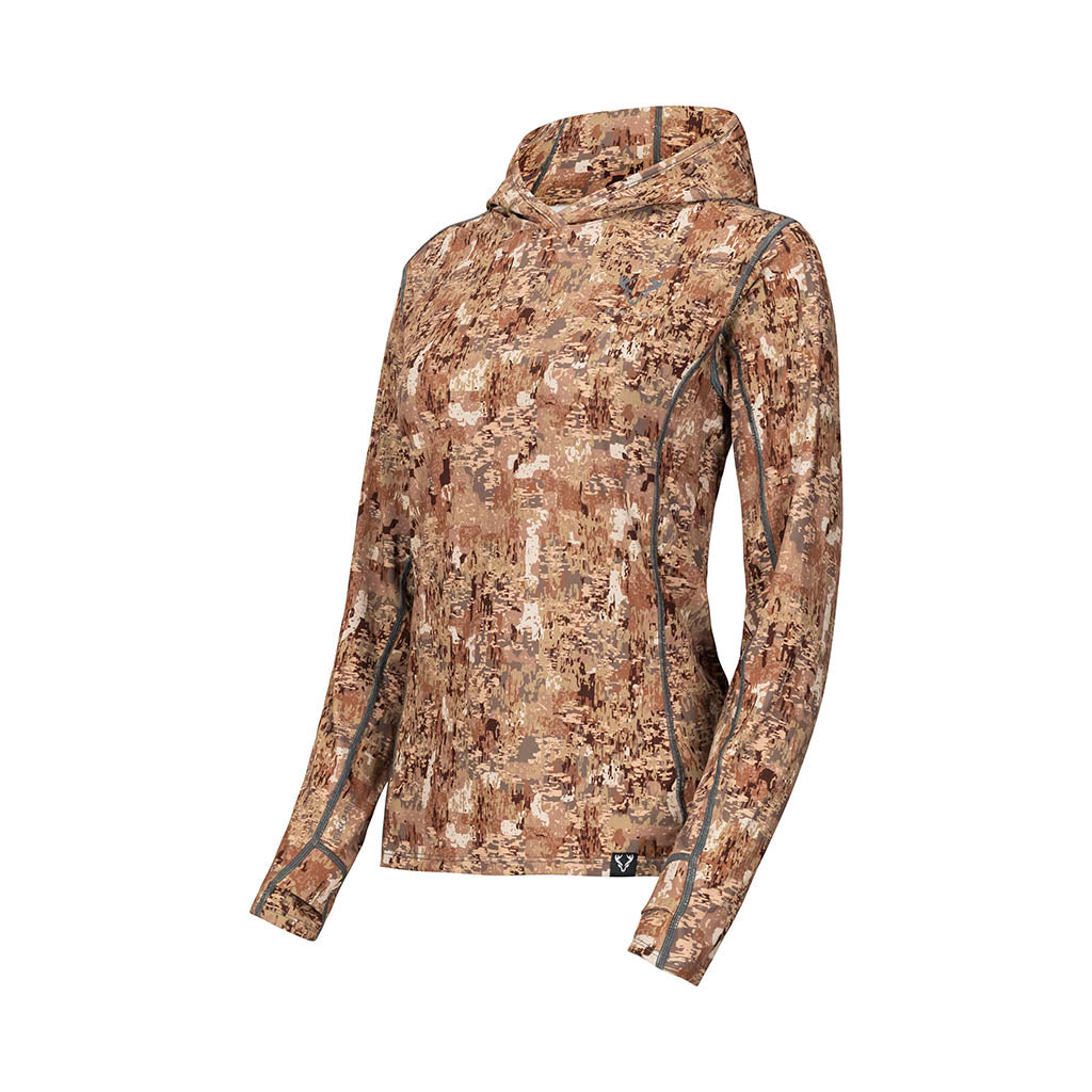 Camiseta de manga larga con capucha SolAir para mujer con Insect Shield®