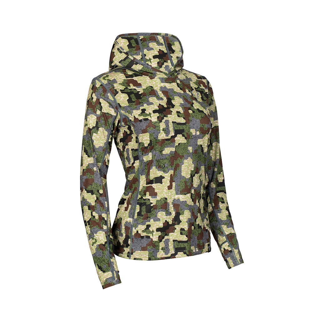 Camiseta de manga larga con capucha SolAir para mujer con Insect Shield®
