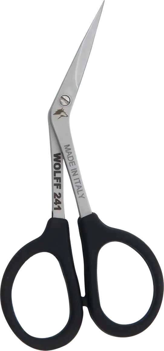 Wolff® 4" Needle Craft Bent Fly Tying Scissors