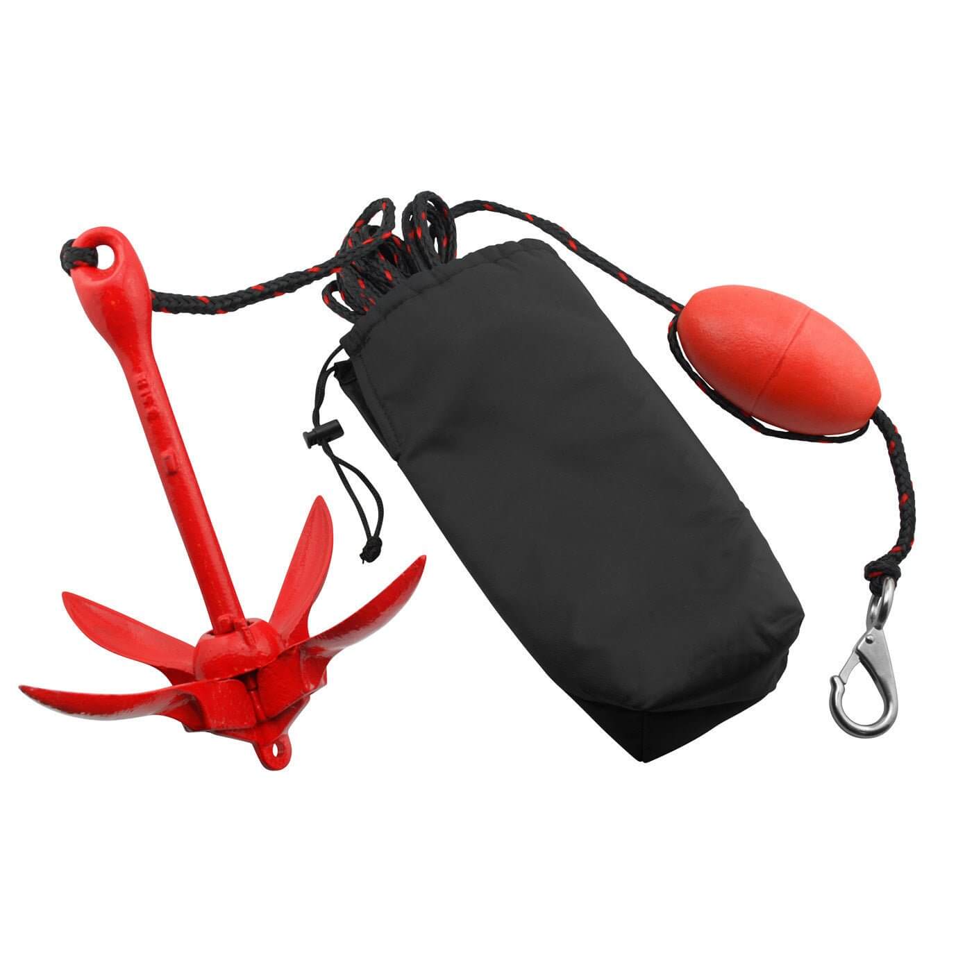 3.5 lb Grapnel Anchor with 25 ft Rope