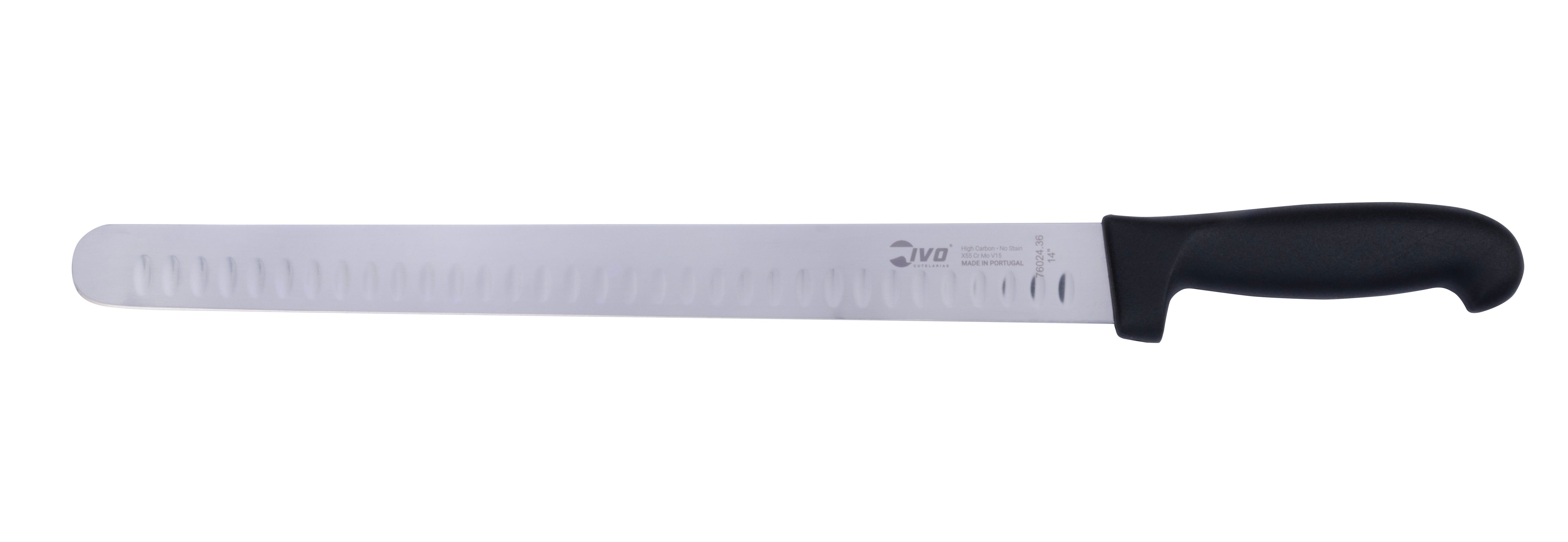 IVO® ProEdge 14" Black Salmon Knife with Grantons