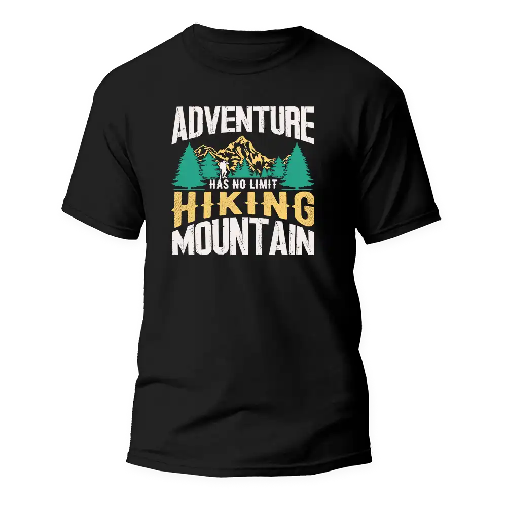 T-shirt homme « L'aventure n'a pas de limite »
