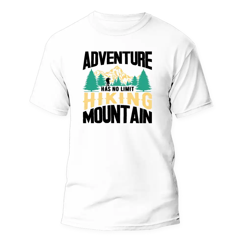 Camiseta para hombre "La aventura no tiene límites"