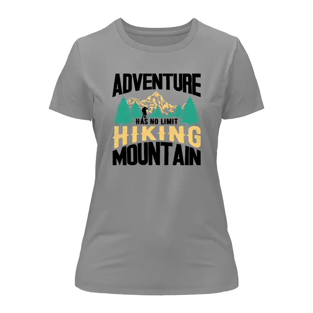 T-shirt « L'aventure n'a pas de limite » pour femme