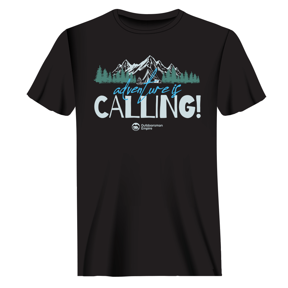T-shirt homme camping aventure
