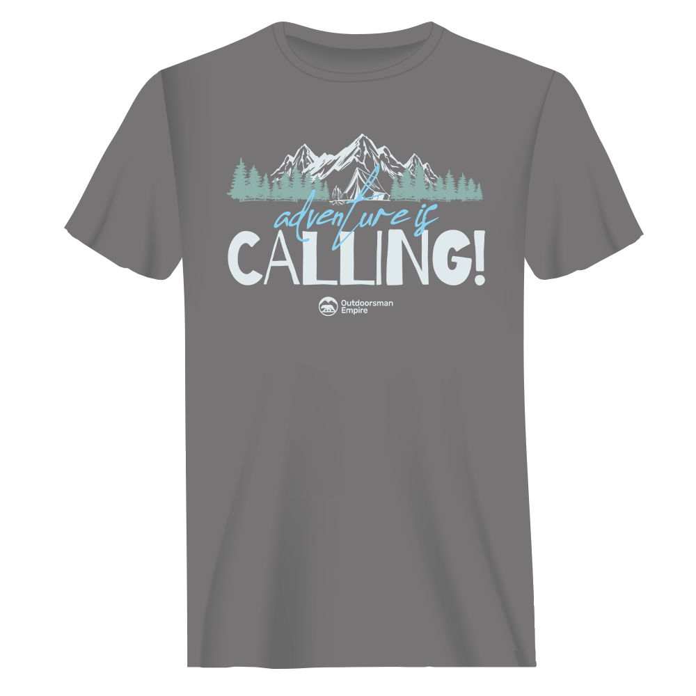 T-shirt homme camping aventure