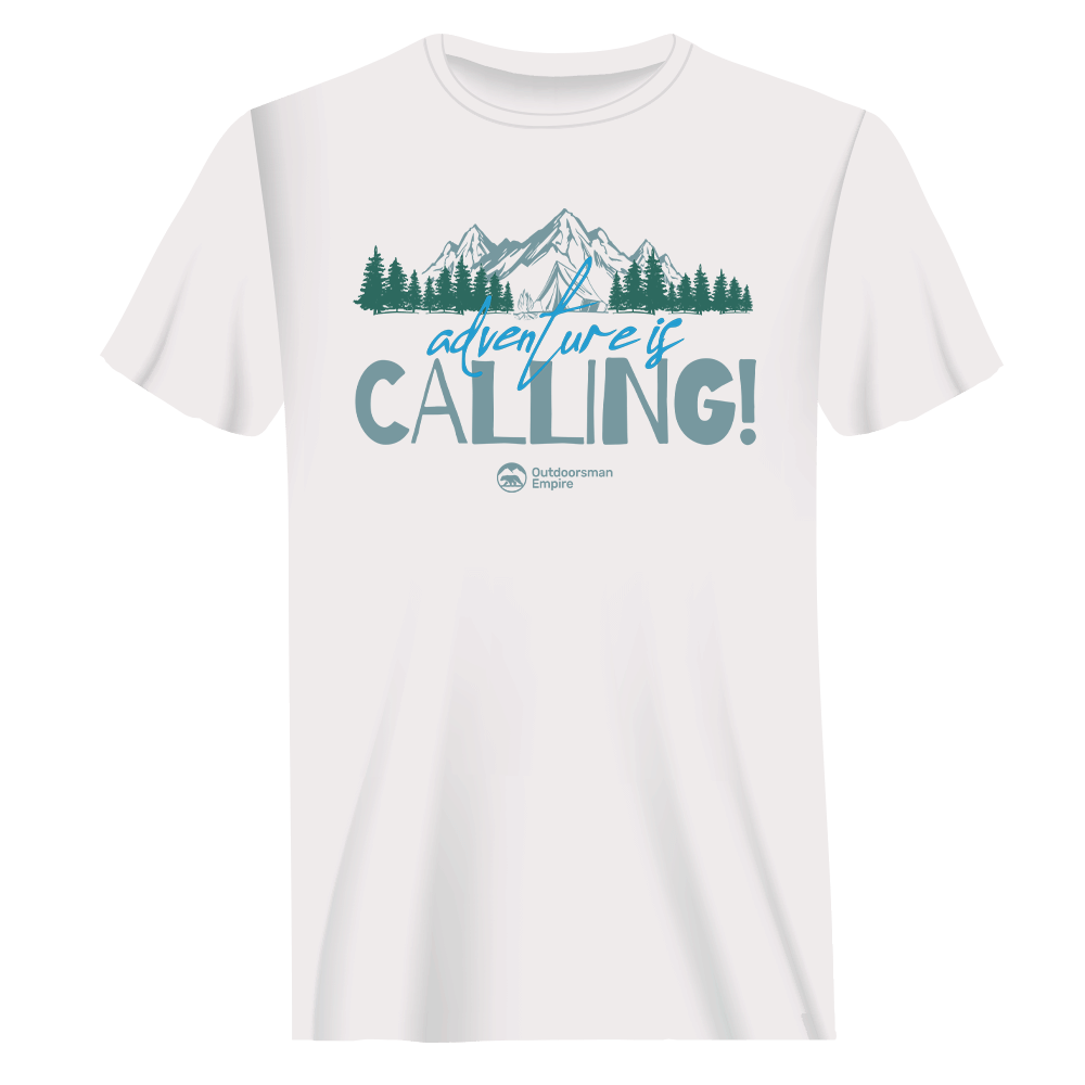 T-shirt homme camping aventure
