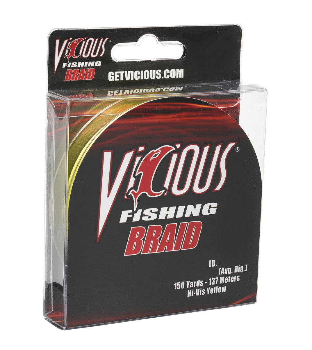 Vicious Standard Yellow Braid - 5 Lb Test