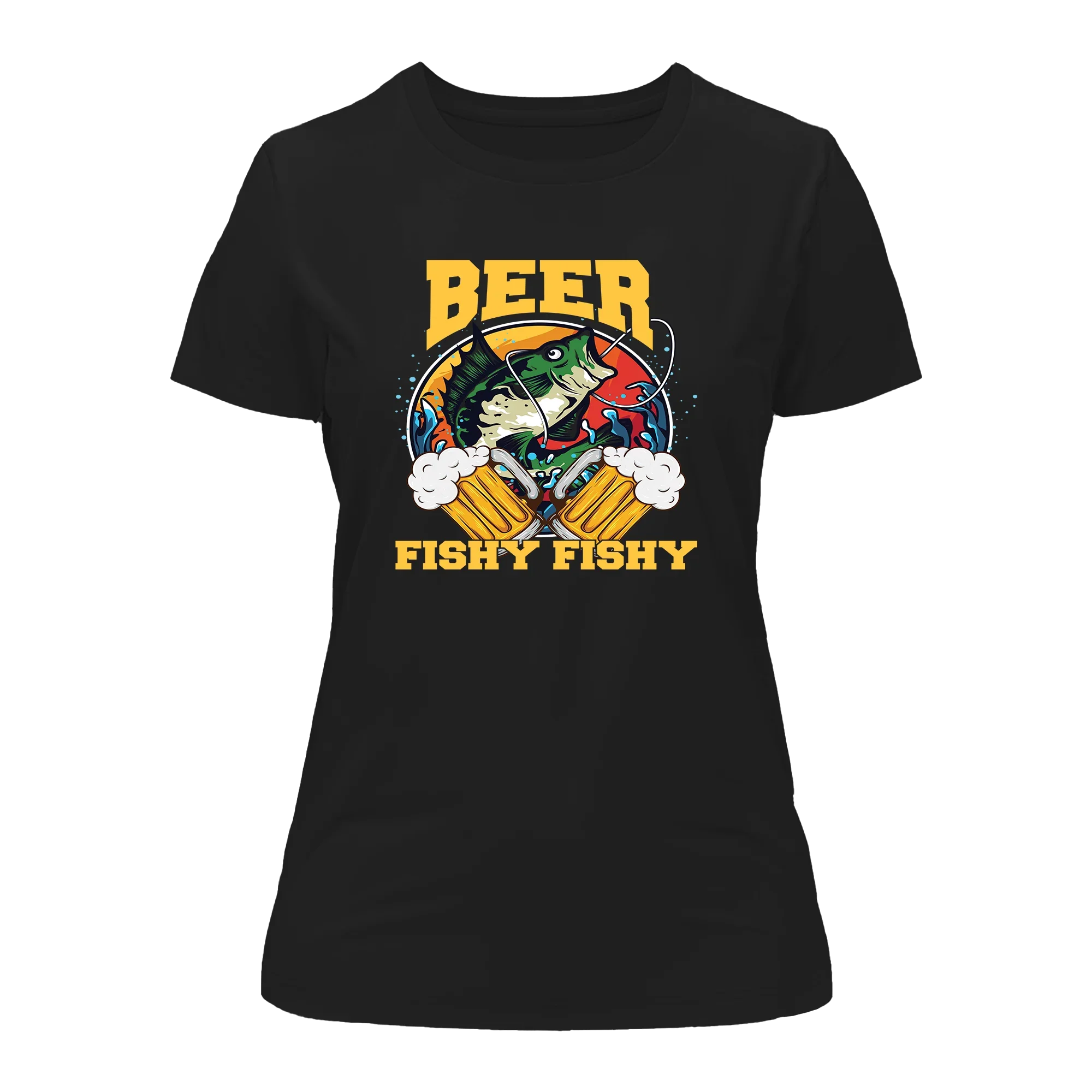 T-shirt Beer Fishy Fishy 2 pour femme