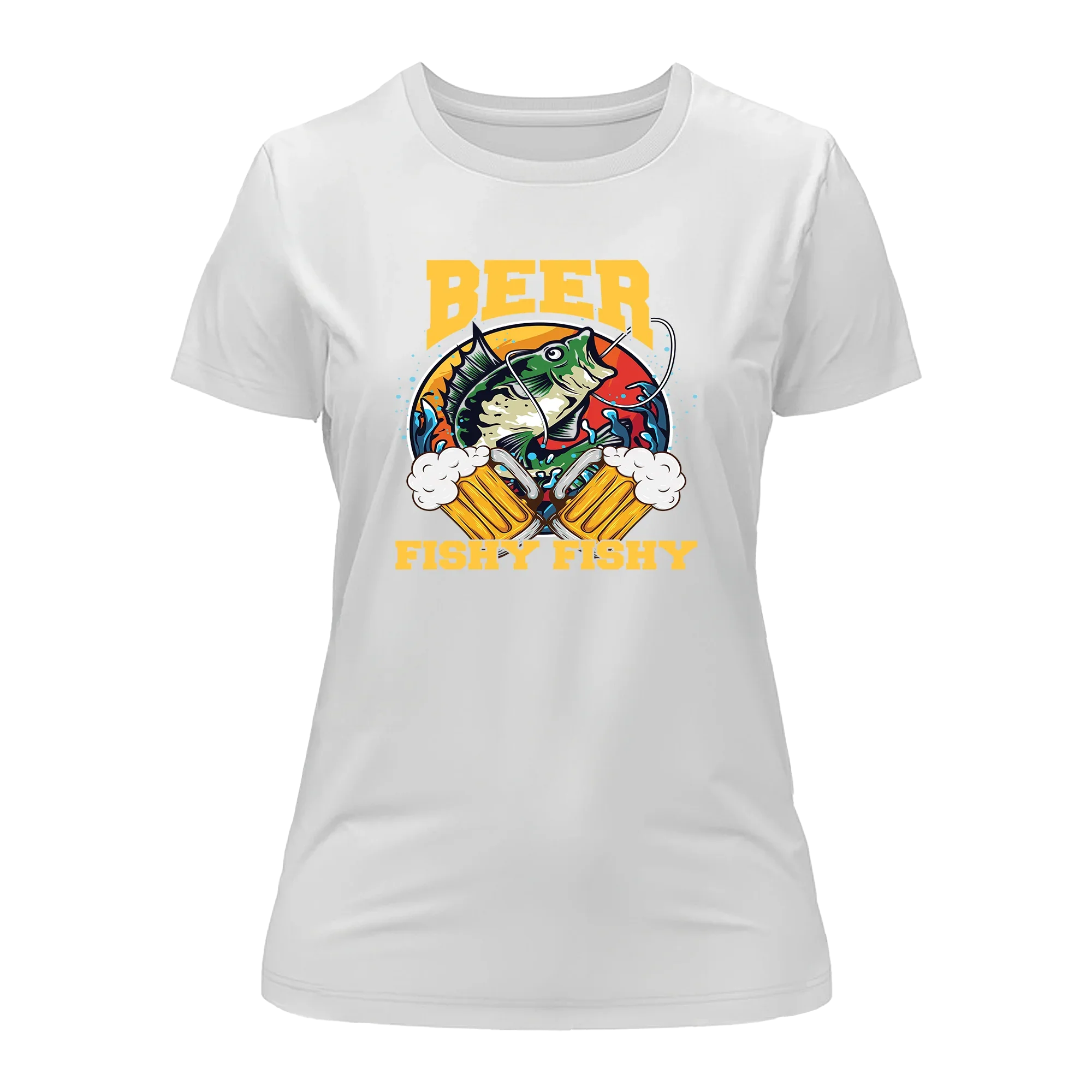 T-shirt Beer Fishy Fishy 2 pour femme