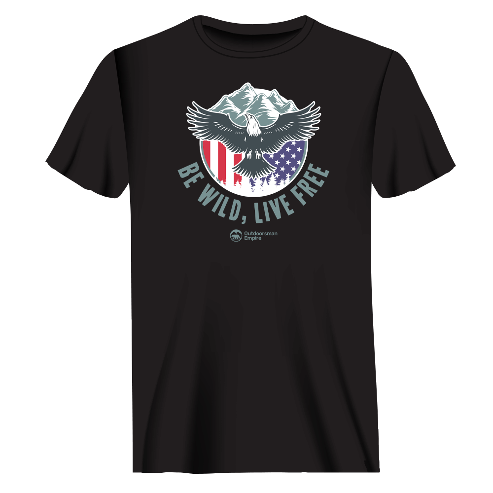 T-shirt « Soyez sauvage, soyez libre » pour homme