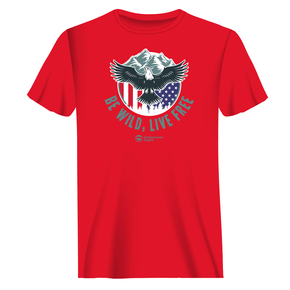 T-shirt « Soyez sauvage, soyez libre » pour homme