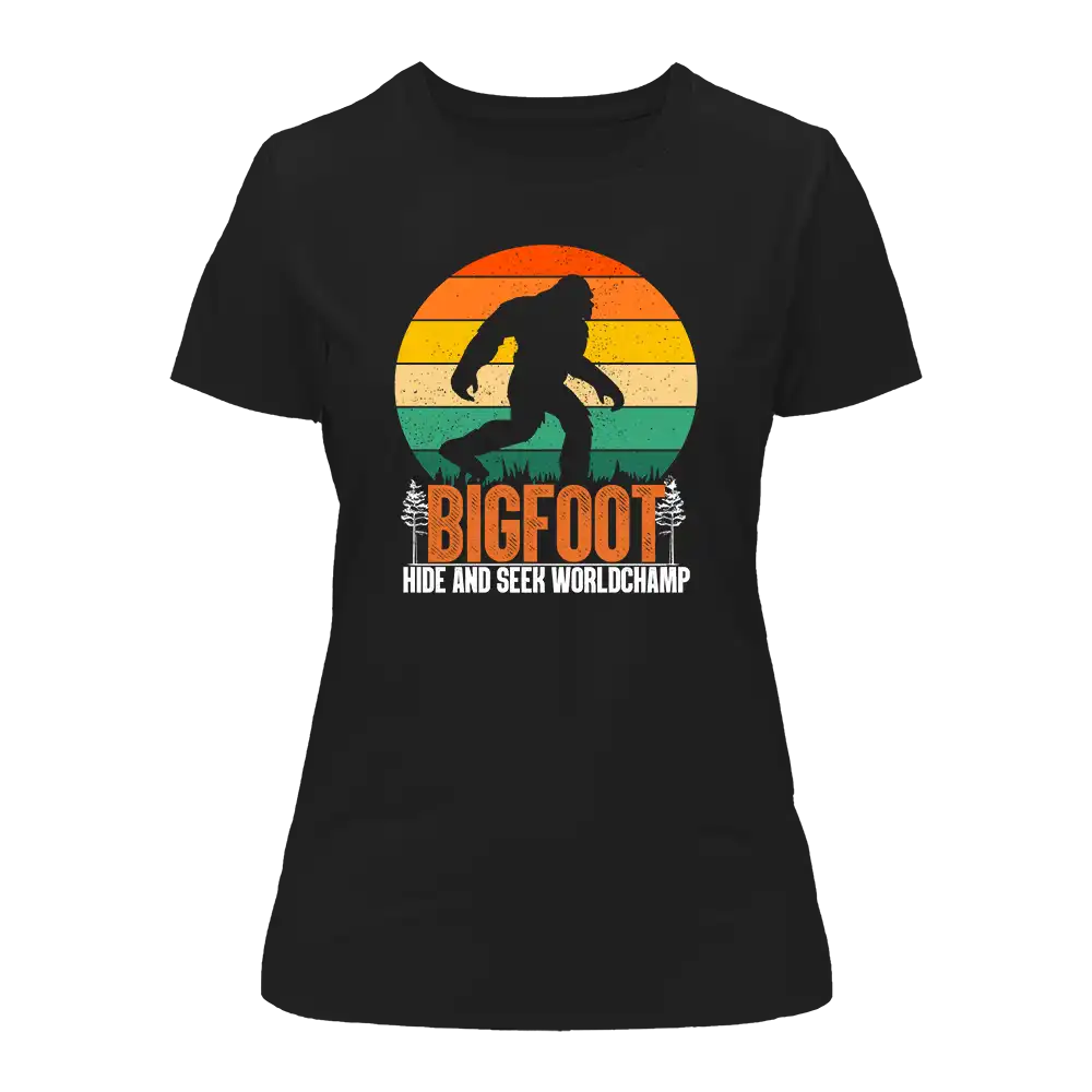 T-shirt Bigfoot Cache-cache pour femme