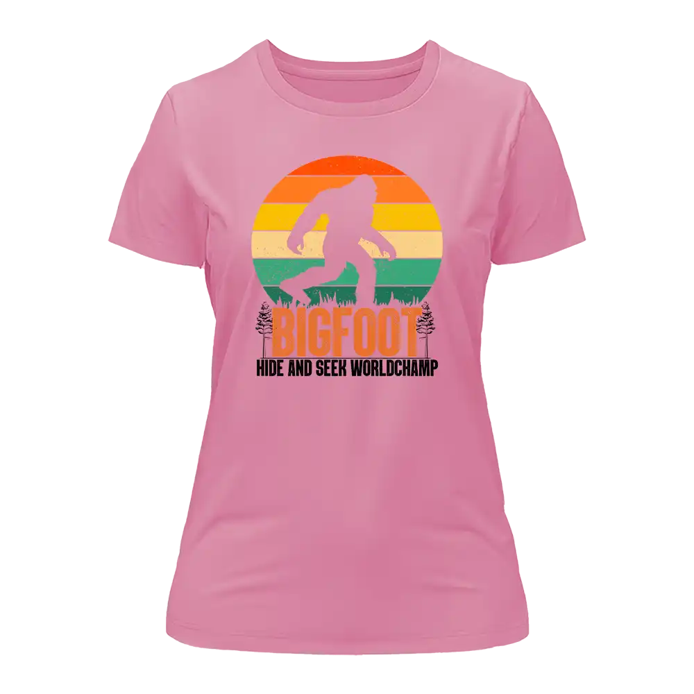 Bigfoot Hide And Seek T-Shirt for Women