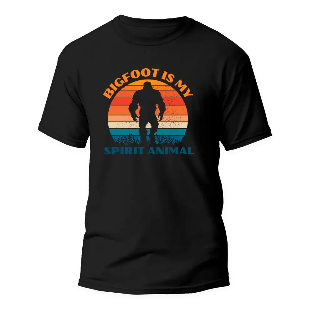 T-shirt « Bigfoot est mon esprit animal »