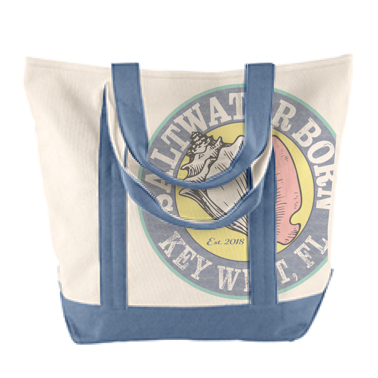 Saltwater Born Canvas Tote