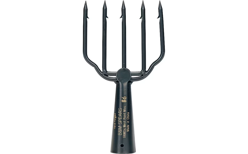 BnM 5-Tine Frog Gig, 7"x3.5" Bobber Bargain