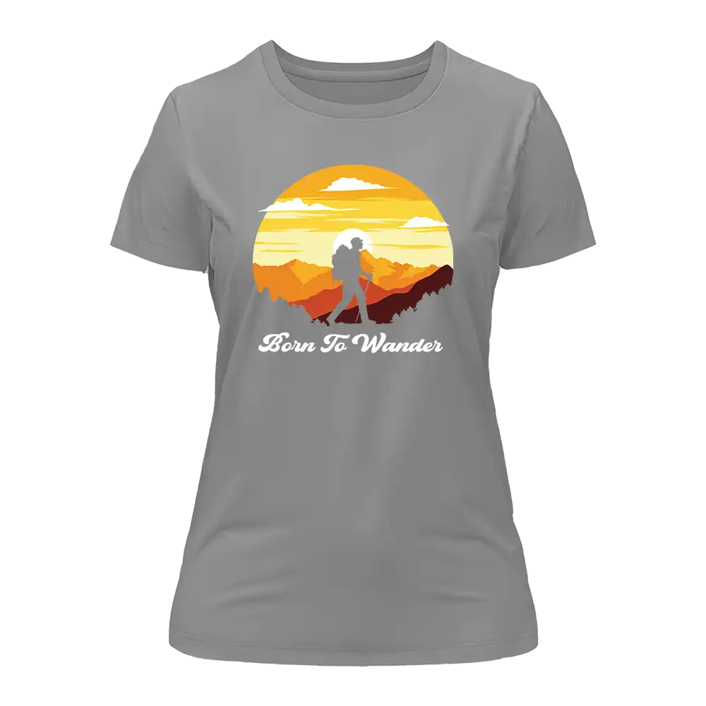 Camiseta Born To Wander para mujer