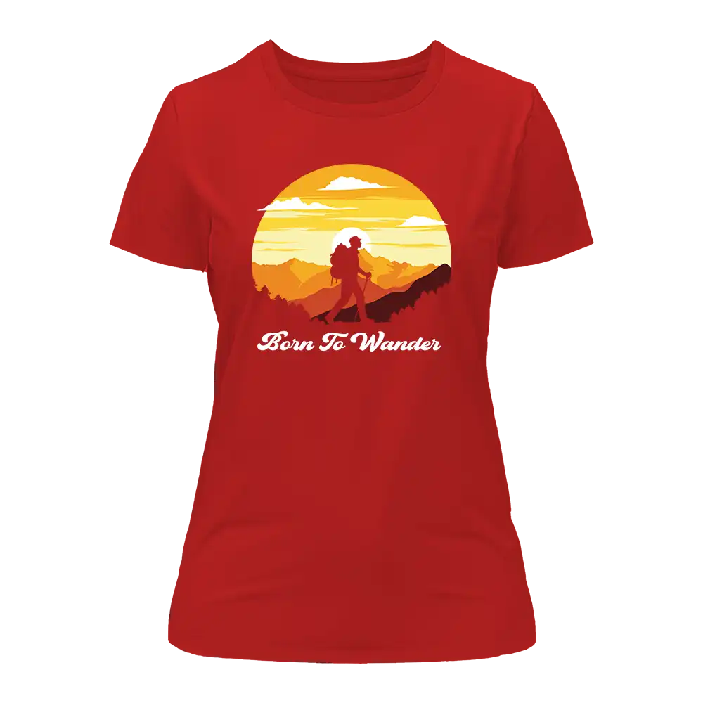 Born To Wander T-Shirt for Women