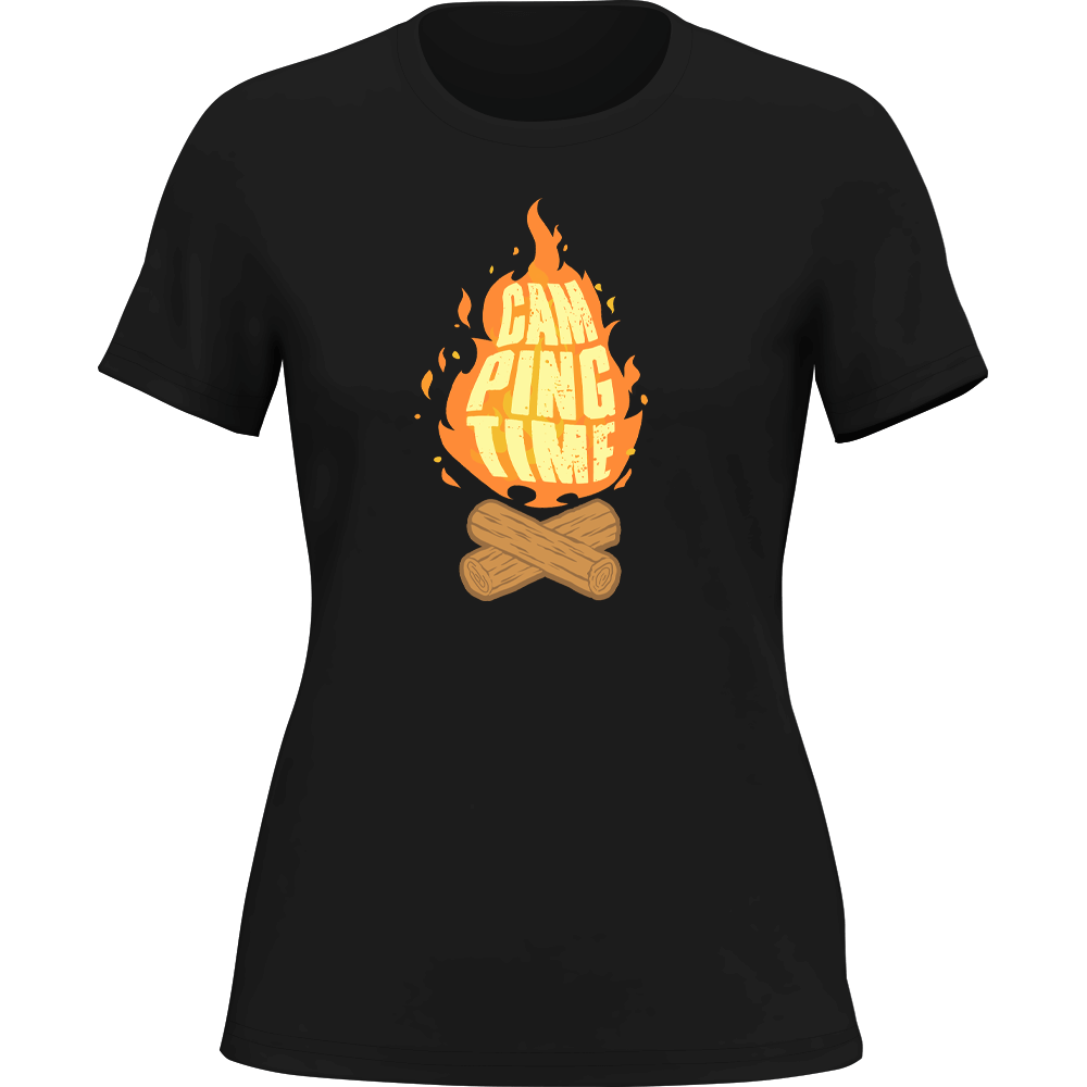 T-shirt Camp Fire pour femme