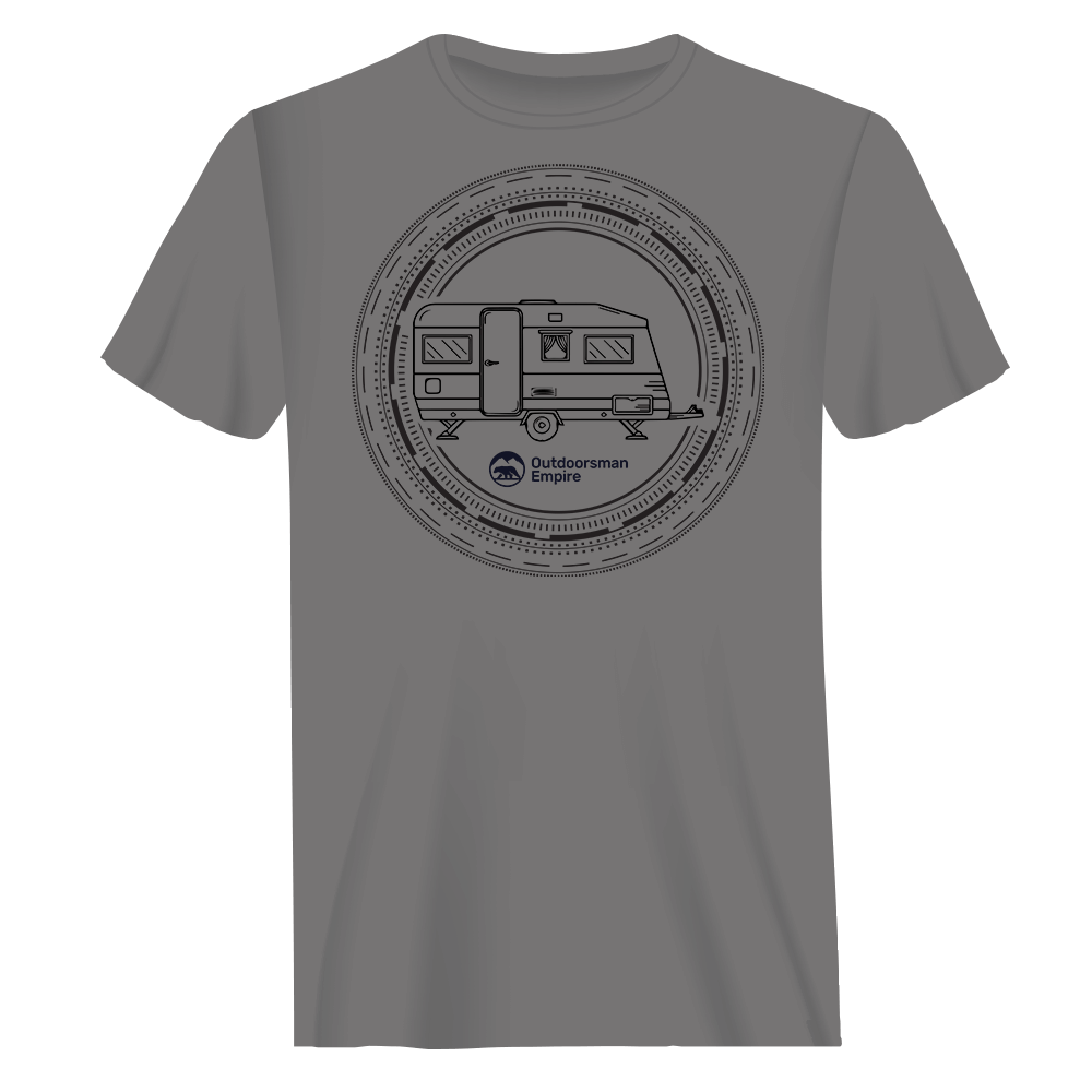 T-shirt homme camping kaléidoscope
