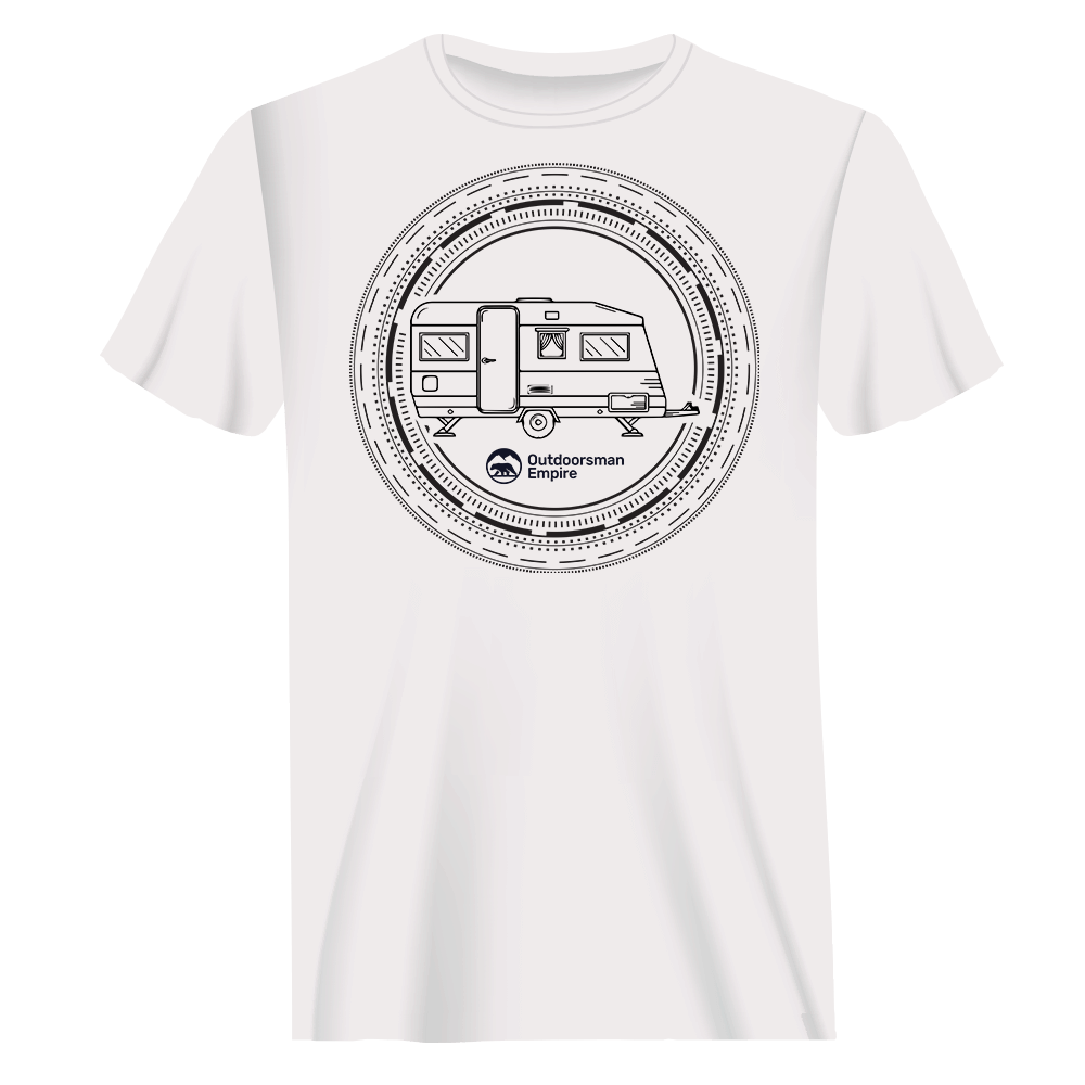 T-shirt homme camping kaléidoscope
