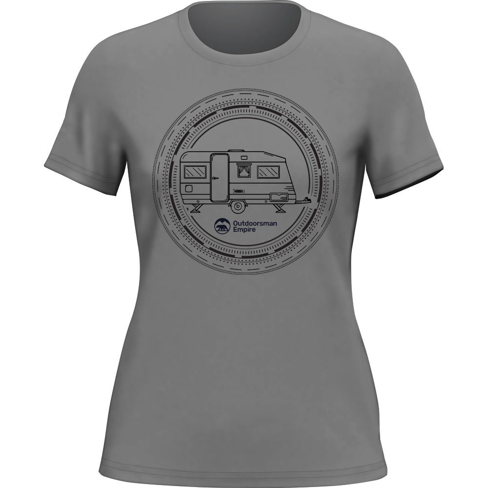 T-shirt Kaléidoscope de camping pour femme