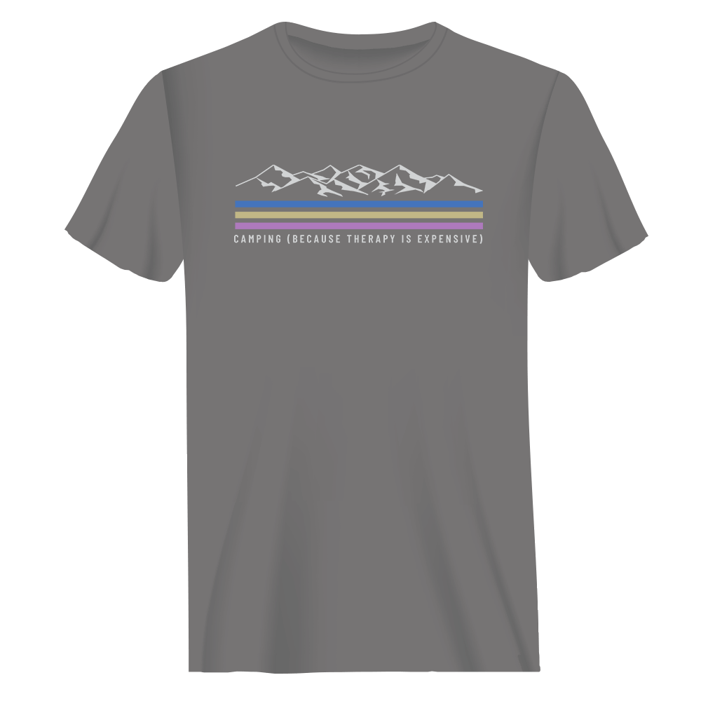 T-shirt homme Camping Lines