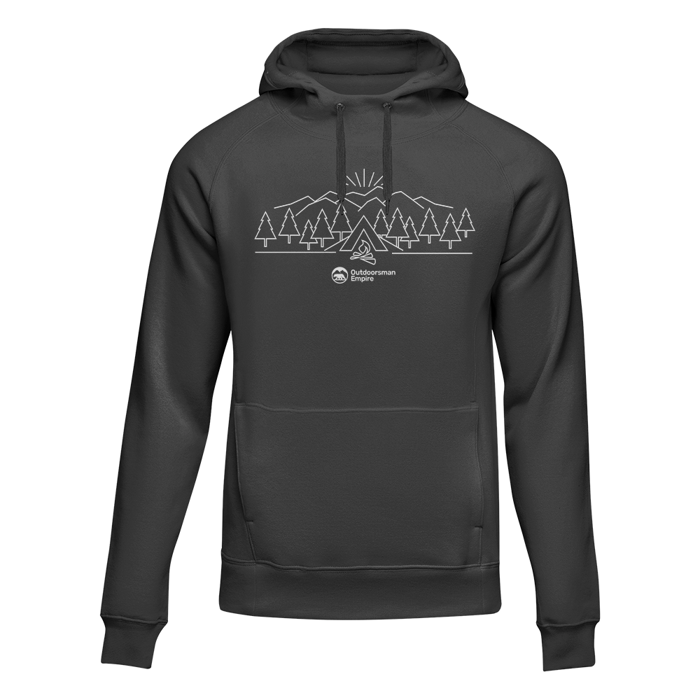 Sweat à capuche unisexe Camping Triangles