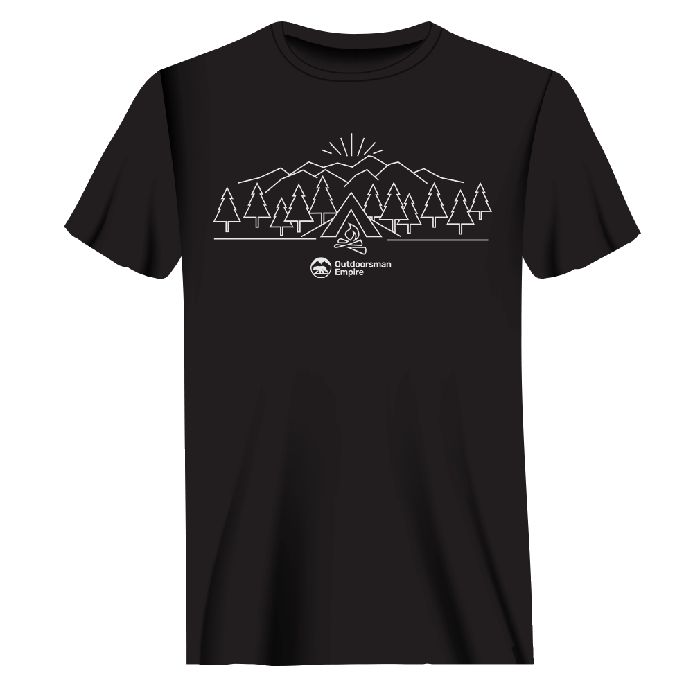 T-shirt homme Camping Triangles
