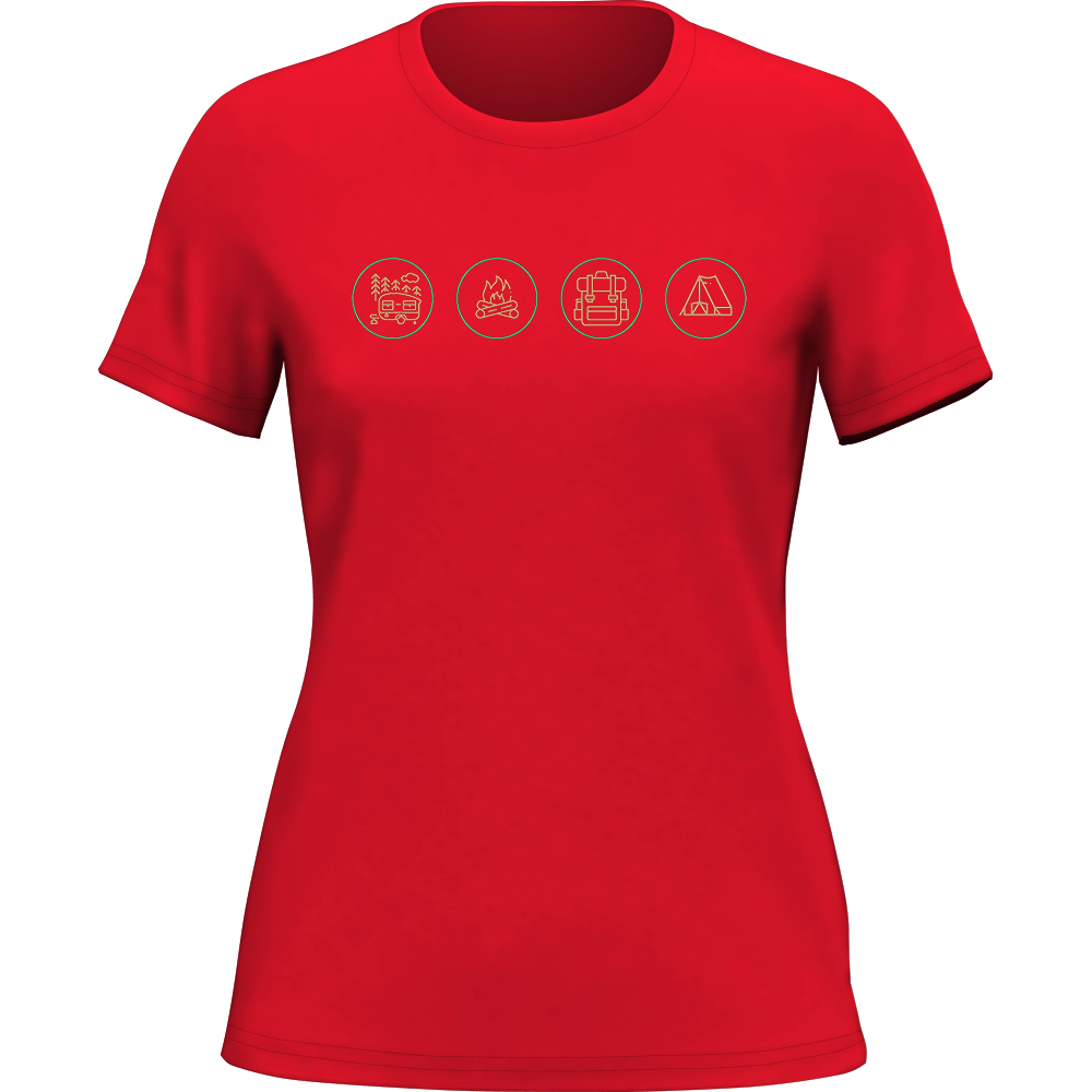 T-shirt Camp Life pour femme