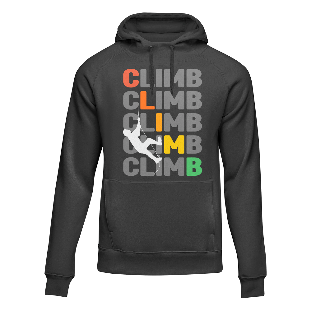 Sweat à capuche unisexe Climbbbbb