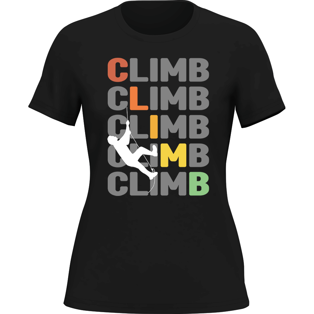 T-shirt Climbbbbb pour femme