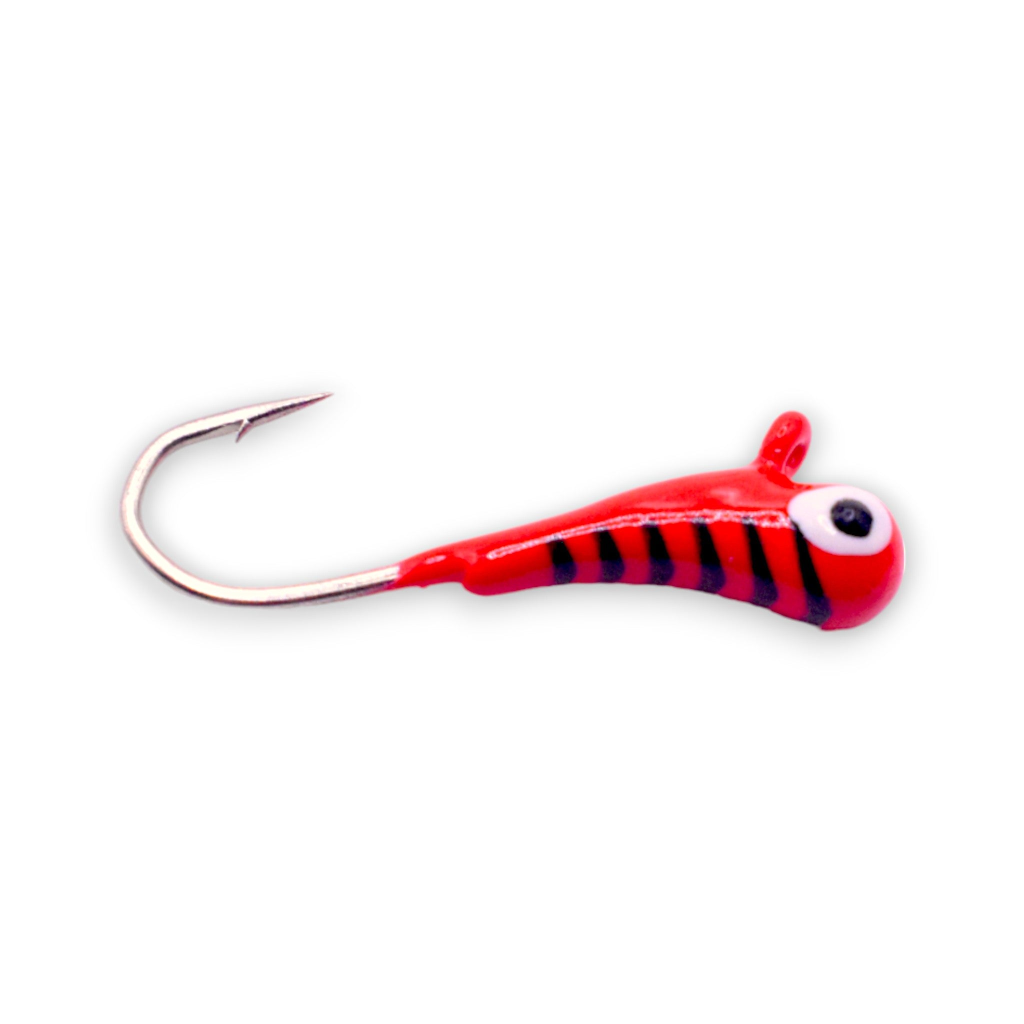 Red Stripe Glow Tungsten Kanoe Jig