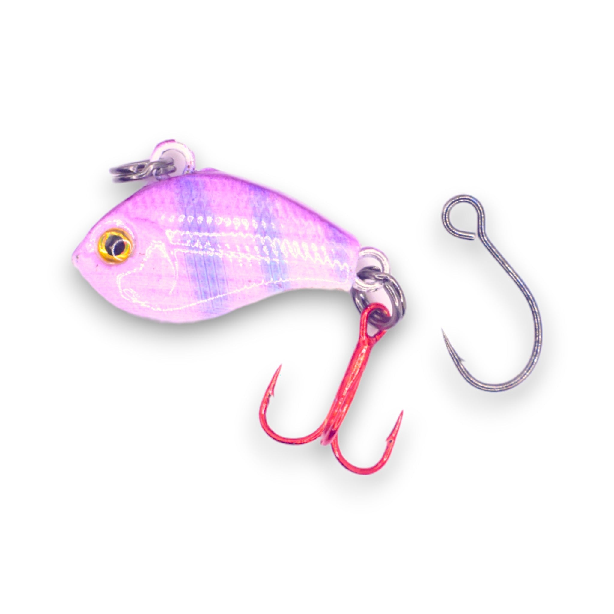 K-Rip Pink Purple Stripe Mini Vibe Bait