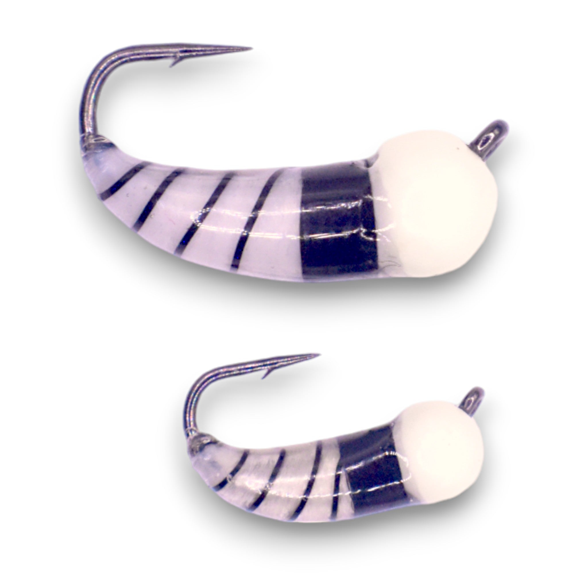 White Black Tungsten Akua Jig Skud