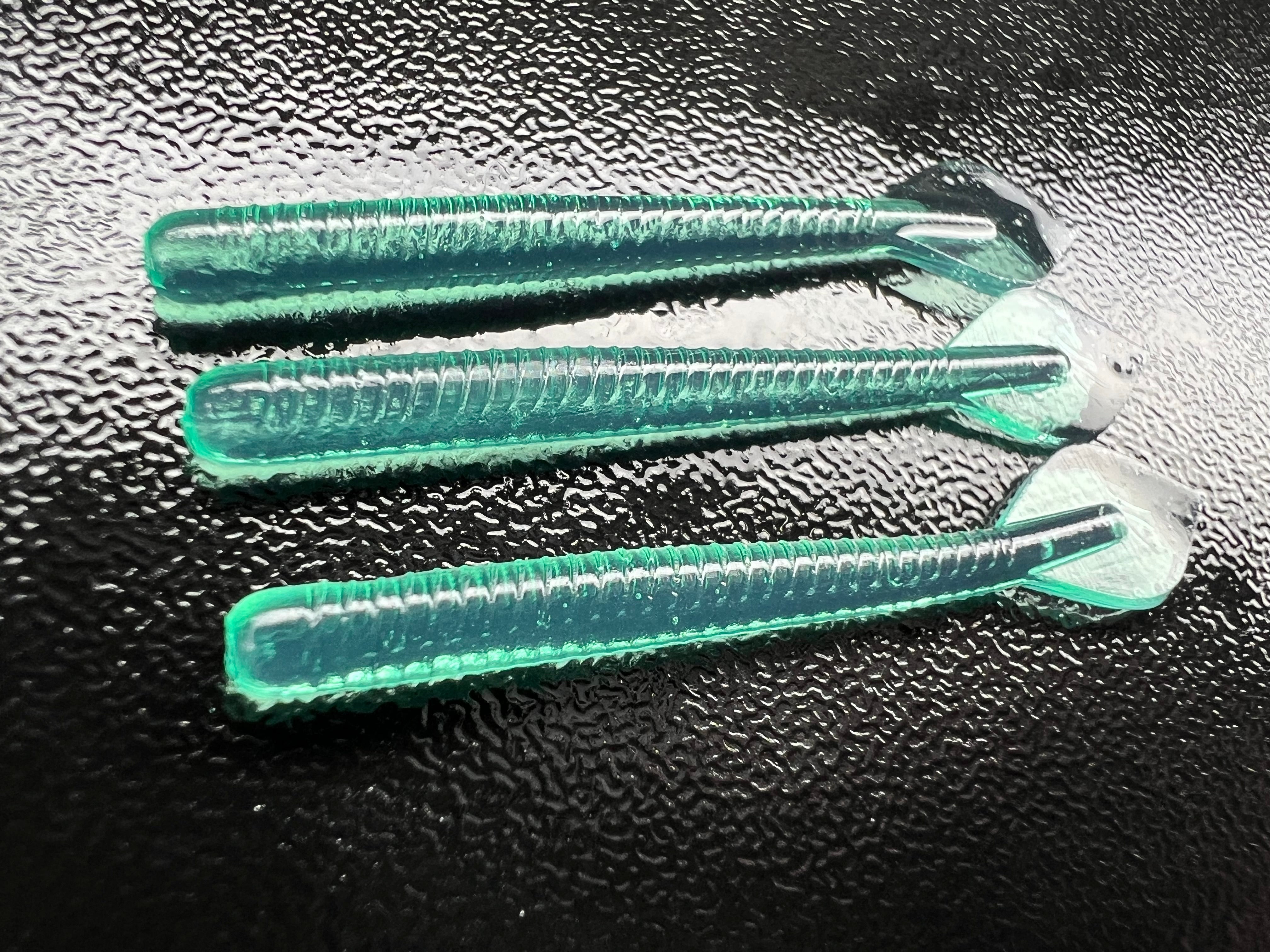 1.5" Bloodworm Spade Tail (BST) 12 pack