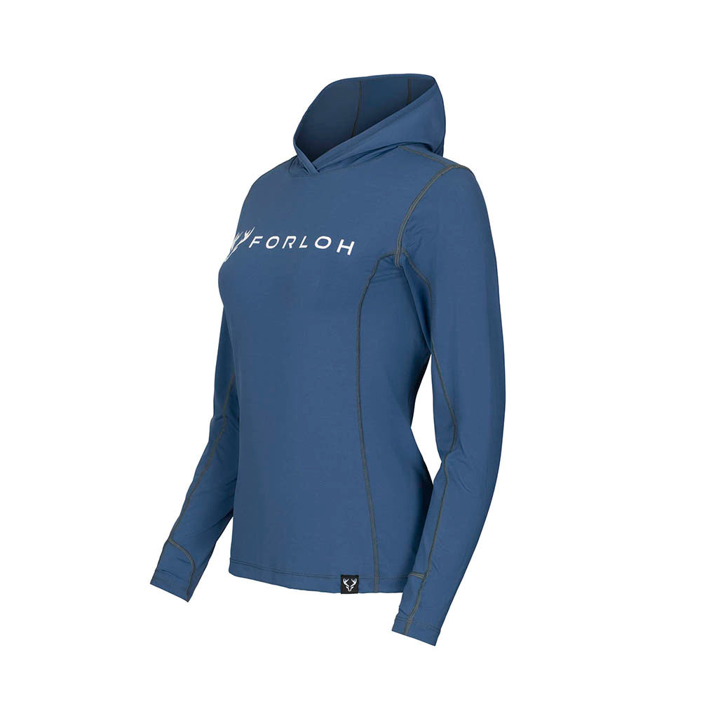 Camiseta de manga larga con capucha SolAir para mujer