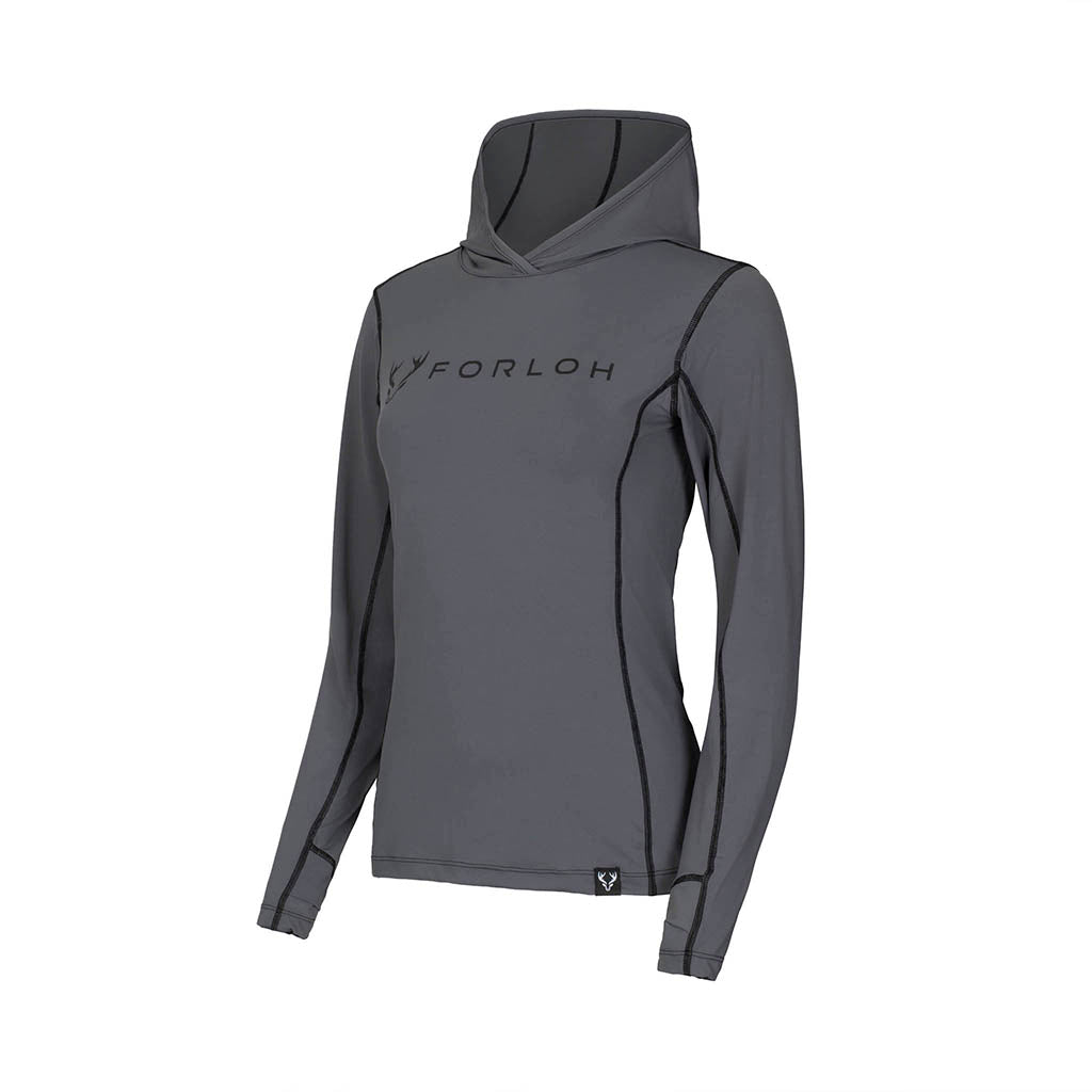 Camiseta de manga larga con capucha SolAir para mujer