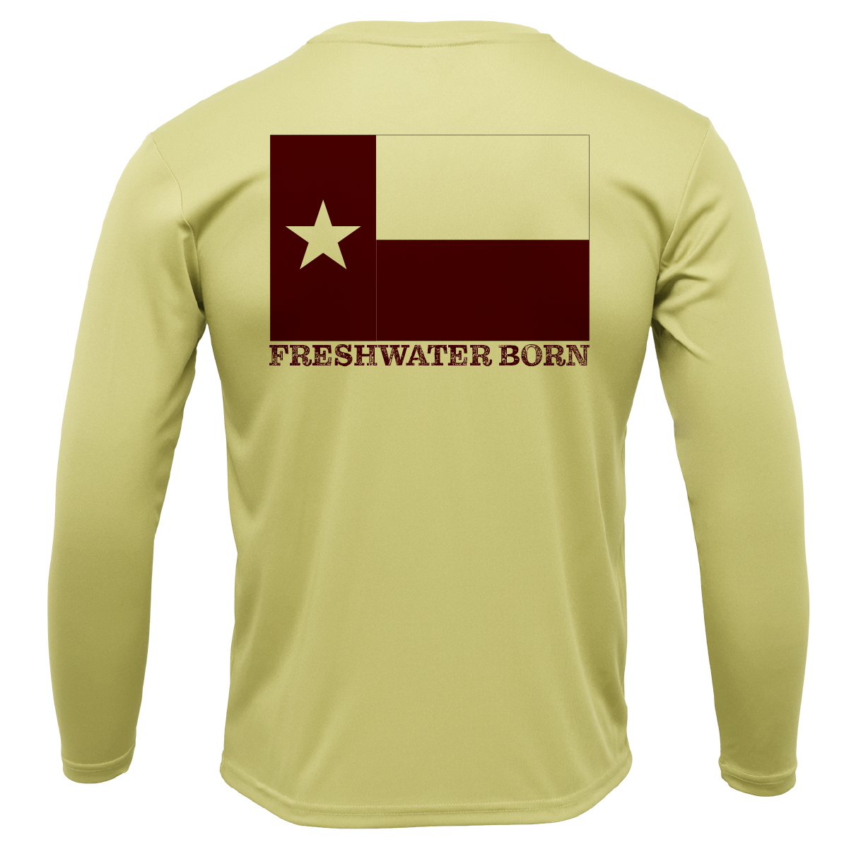 College Station Freshwater Born Boy's Long Sleeve UPF 50+ Dry-Fit Shirt