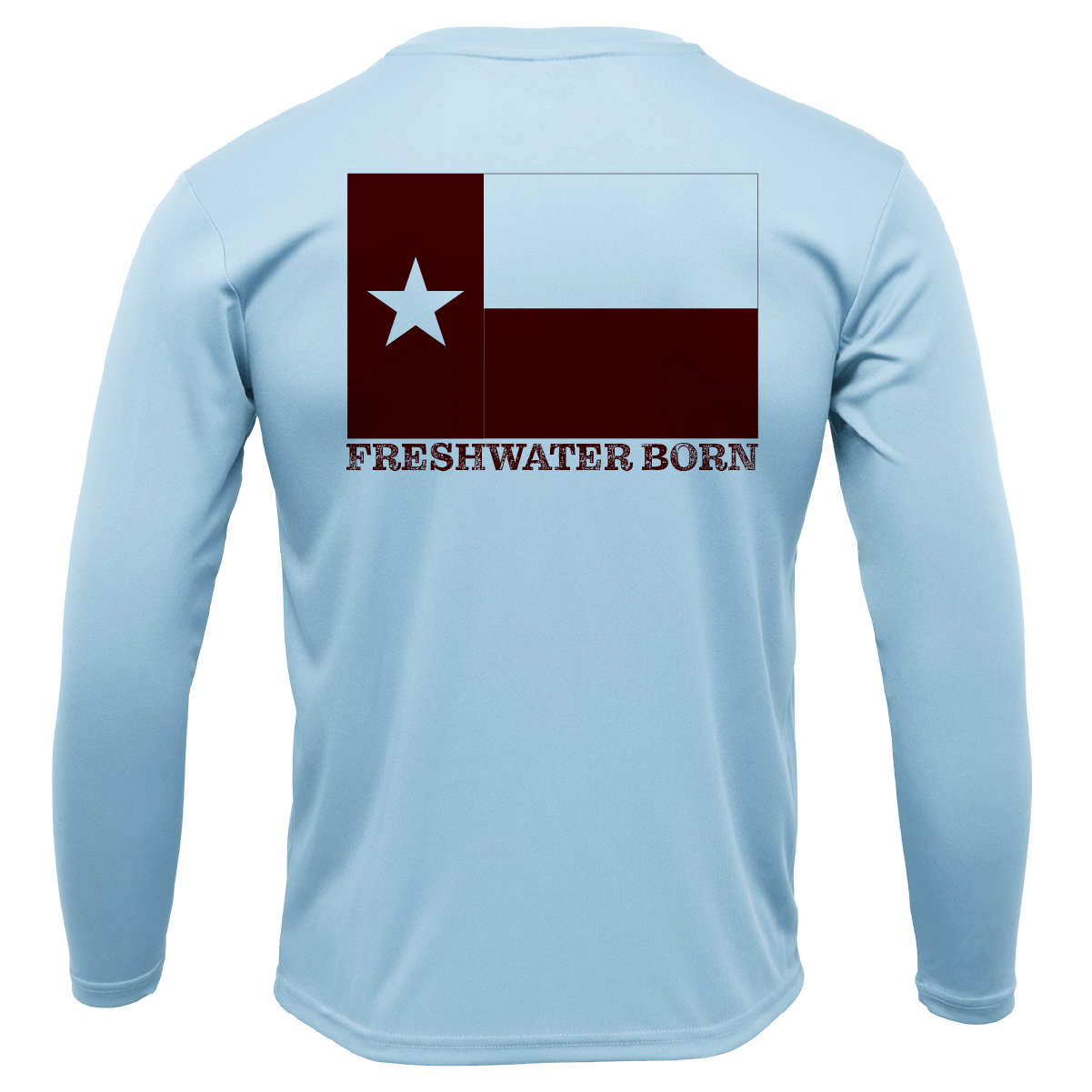 College Station Freshwater Born Boy's Long Sleeve UPF 50+ Dry-Fit Shirt