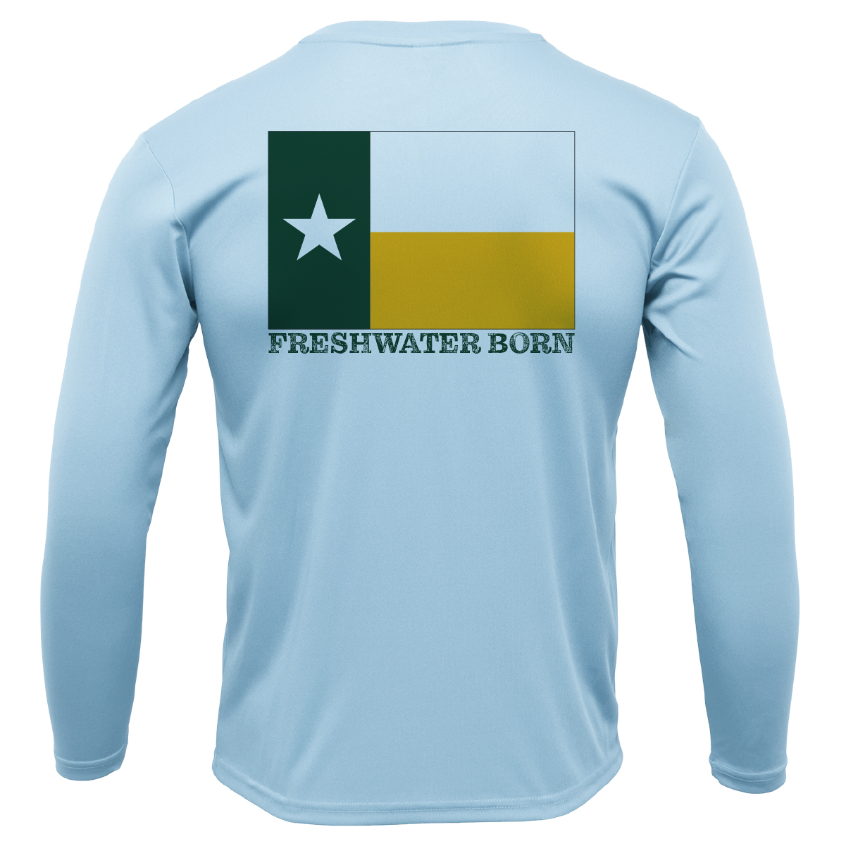 Waco Freshwater Born Boy's Long Sleeve UPF 50+ Dry-Fit Shirt