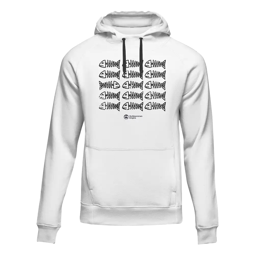 Sweat à capuche unisexe avec arêtes de poisson