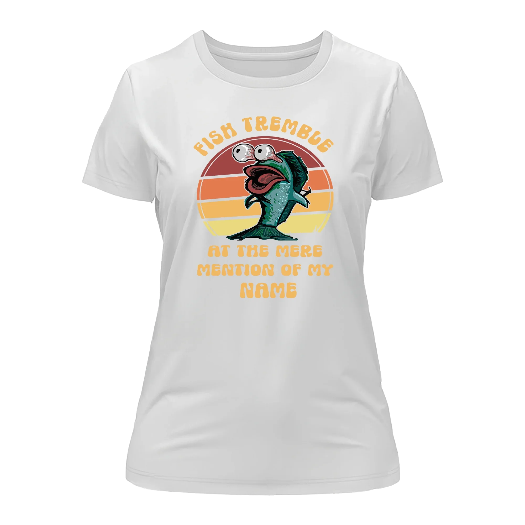 T-shirt Fish Trembling pour femme
