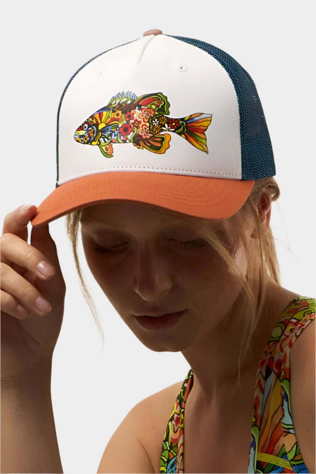 Boho Bass Trucker Hat