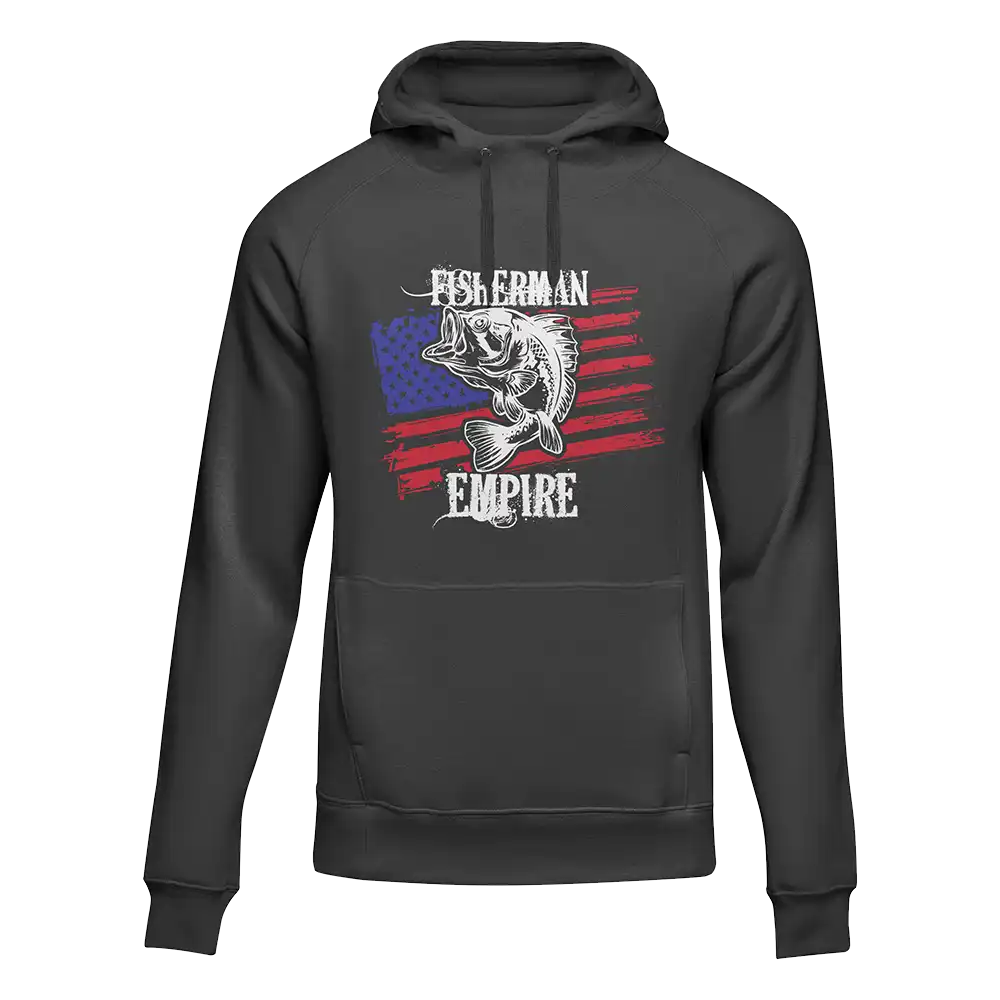 Sweat à capuche unisexe couleur Fisherman American Empire