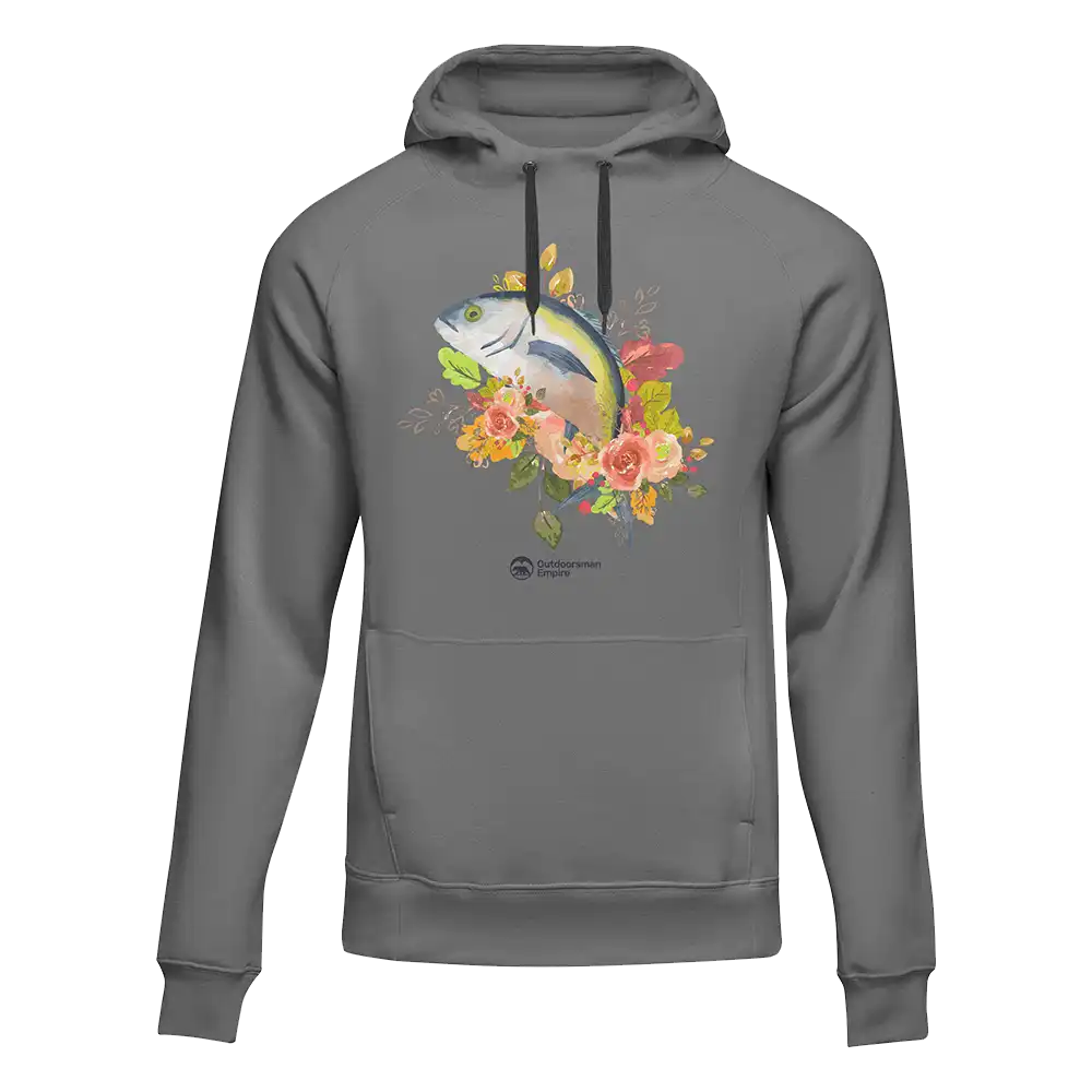 Sweat à capuche unisexe « Fleur de pêche »