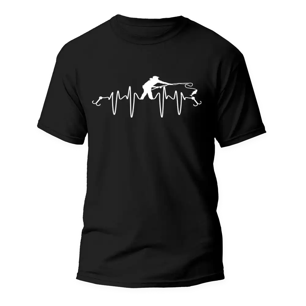 T-shirt Homme Battant le Cœur de Pêcheur